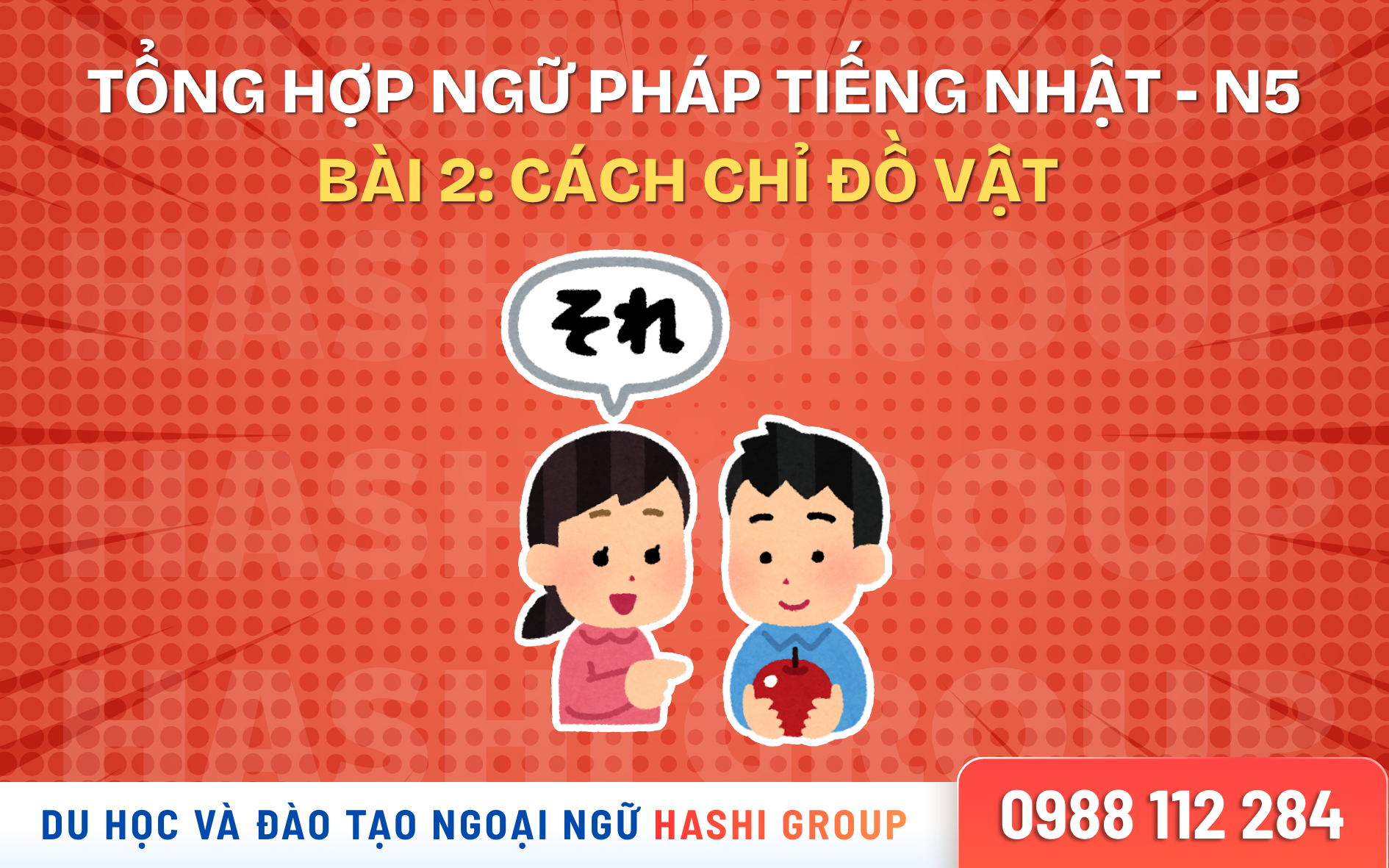 Ngữ pháp Minna no Nihongo Bài 2: Cách chỉ đồ vật trong tiếng Nhật